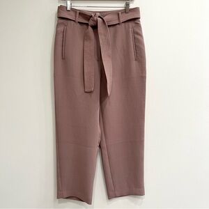Wilfred Jallade Tiefront Trouser Pants Dusty Mauve Nutmeg Size 10